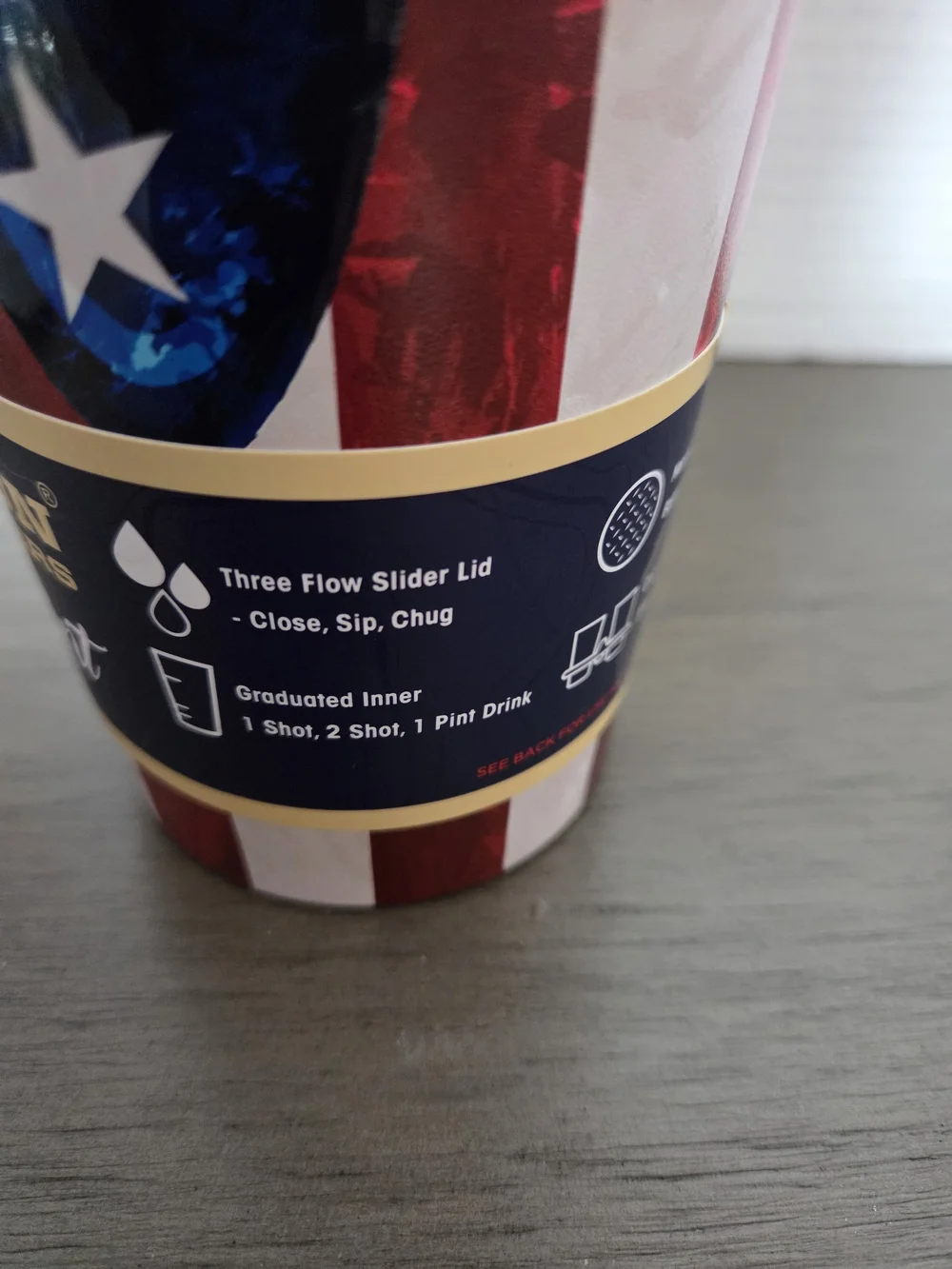 Buc-ee's Patriotic Double Pint Tumbler - Red White Blue America 250 Edition